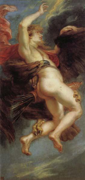 Peter Paul Rubens The Abduction fo Ganymede France oil painting art